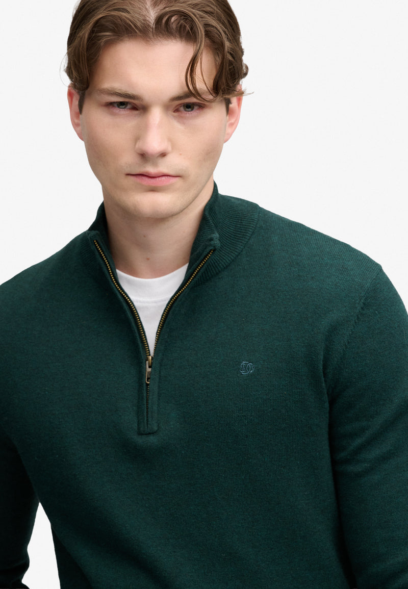 Superdry Wool Blend 1/4 Zip