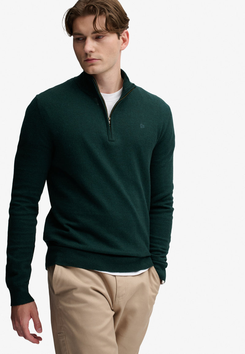 Superdry Wool Blend 1/4 Zip