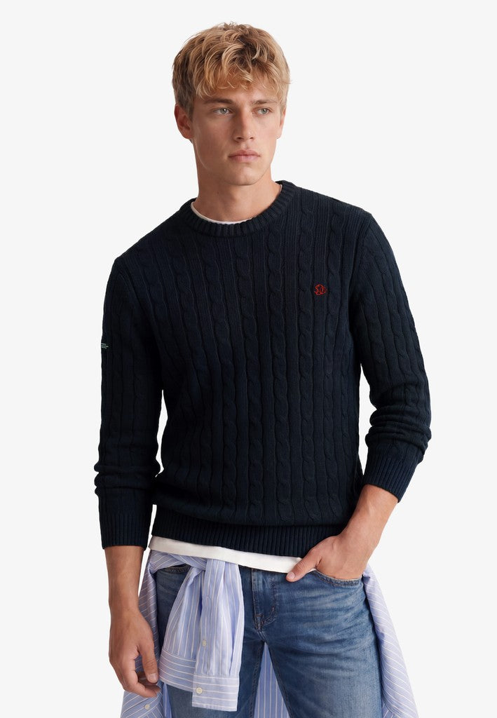 Superdry Cable Knit Crew