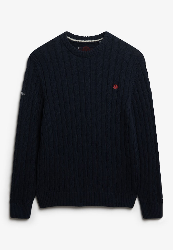 Superdry Cable Knit Crew
