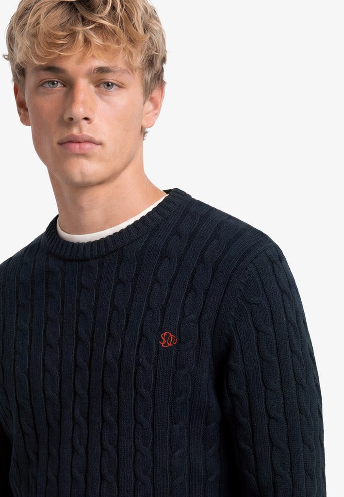 Superdry Cable Knit Crew