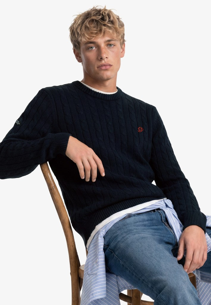 Superdry Cable Knit Crew