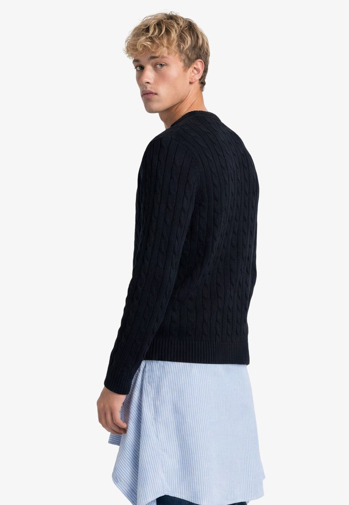Superdry Cable Knit Crew