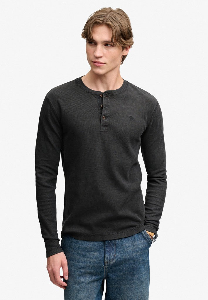 Superdry Waffle LS Henley