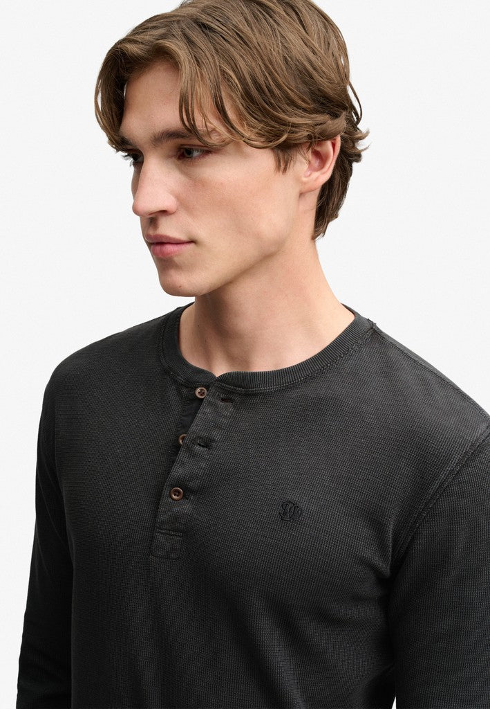 Superdry Waffle LS Henley