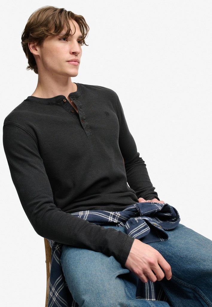 Superdry Waffle LS Henley