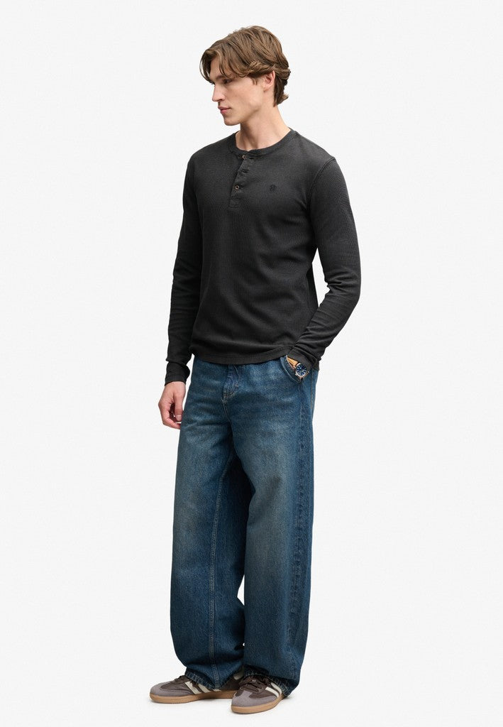 Superdry Waffle LS Henley