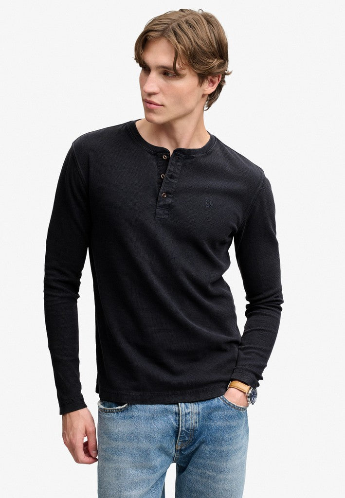 Superdry Waffle LS Henley