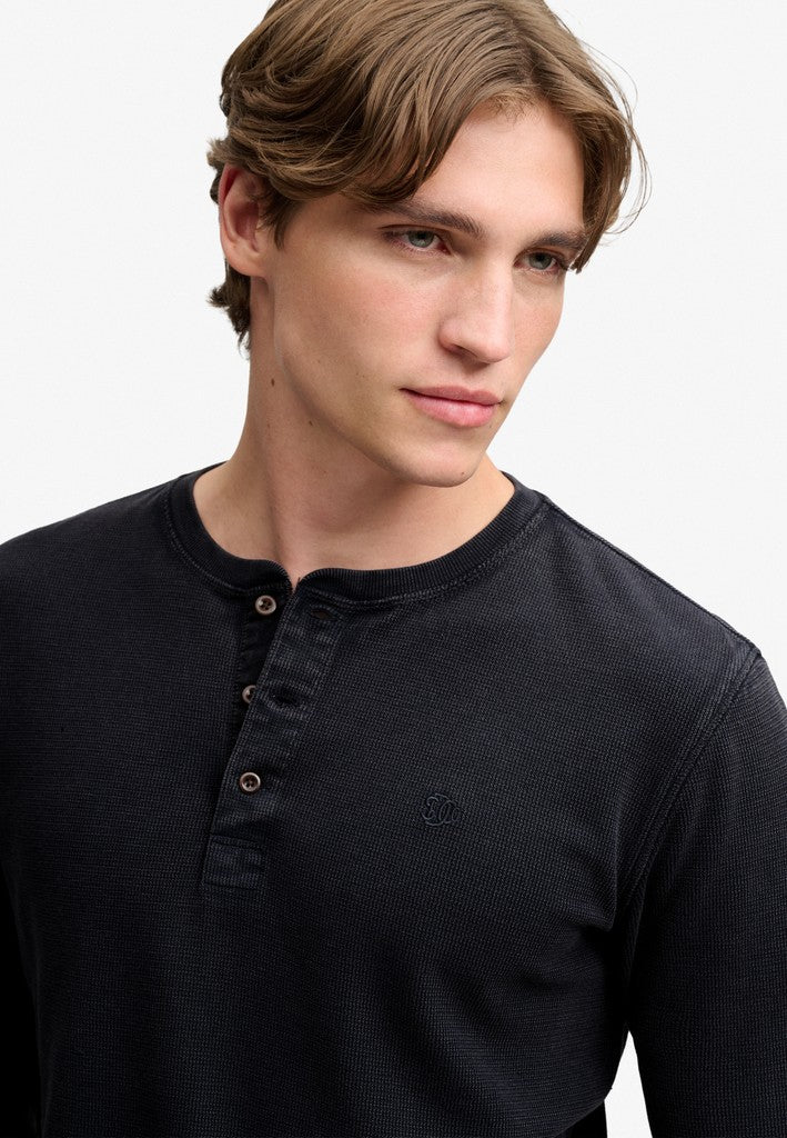 Superdry Waffle LS Henley