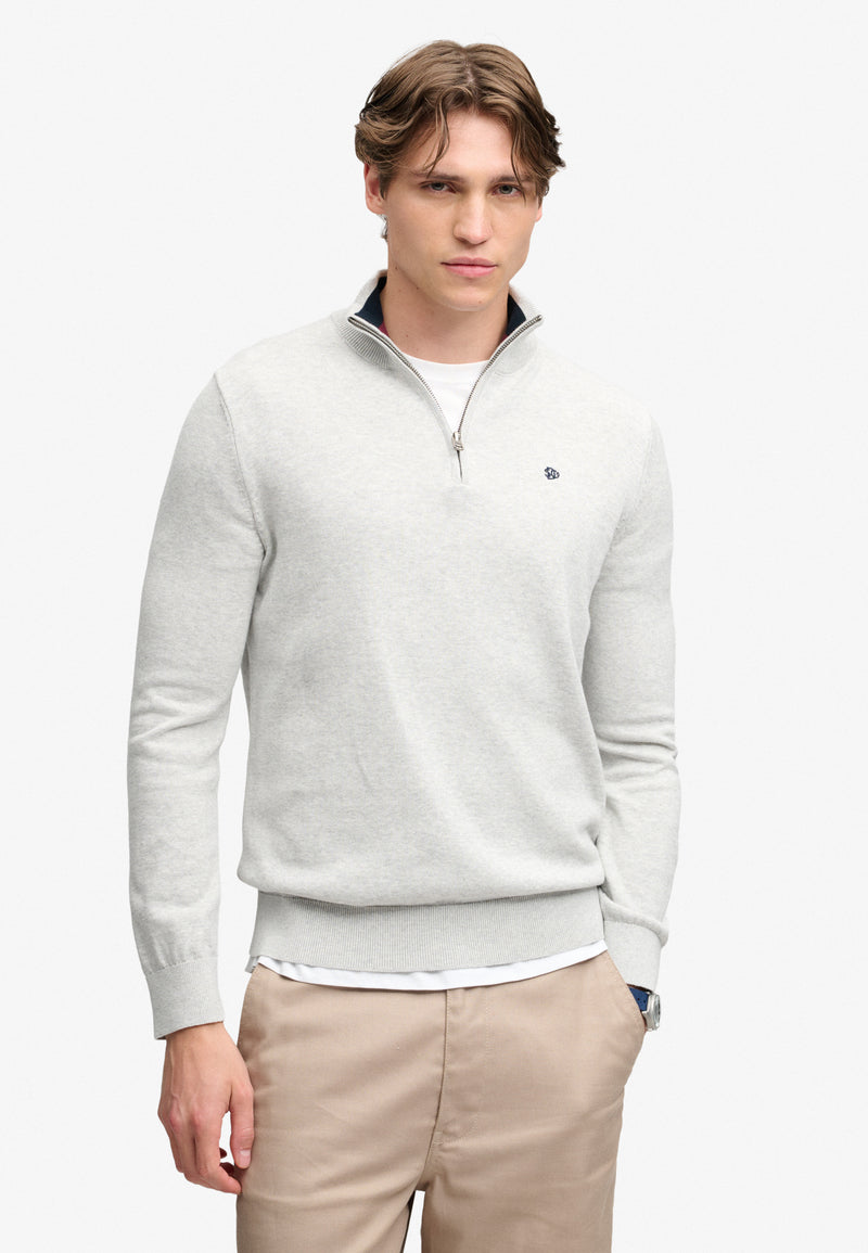 Superdry Prep Cotton 1/4 Zip
