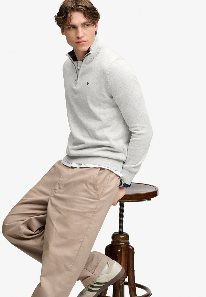 Superdry Prep Cotton 1/4 Zip