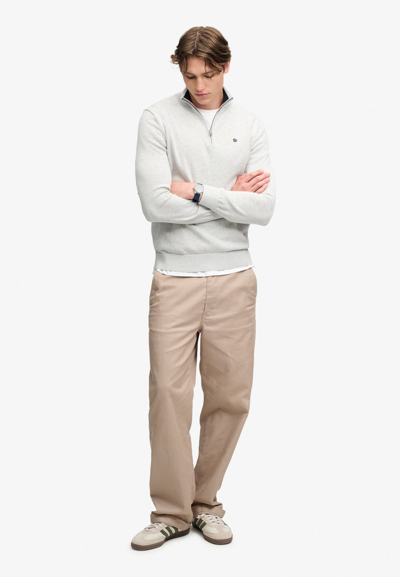 Superdry Prep Cotton 1/4 Zip