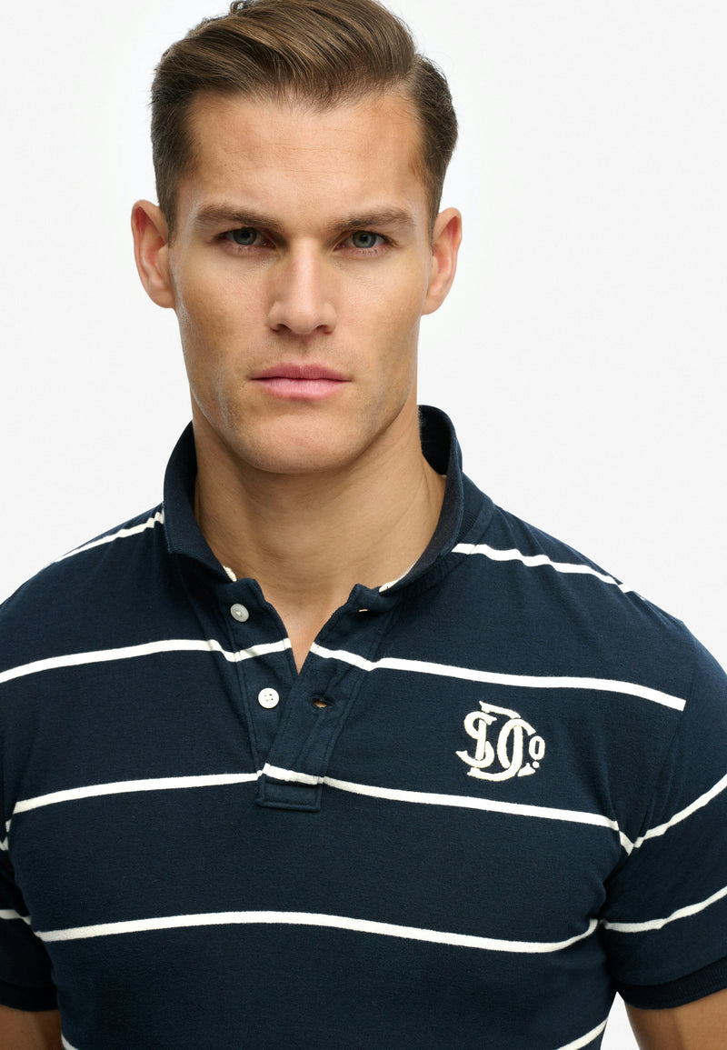 Superdry Vintage Stripe Jersey Polo