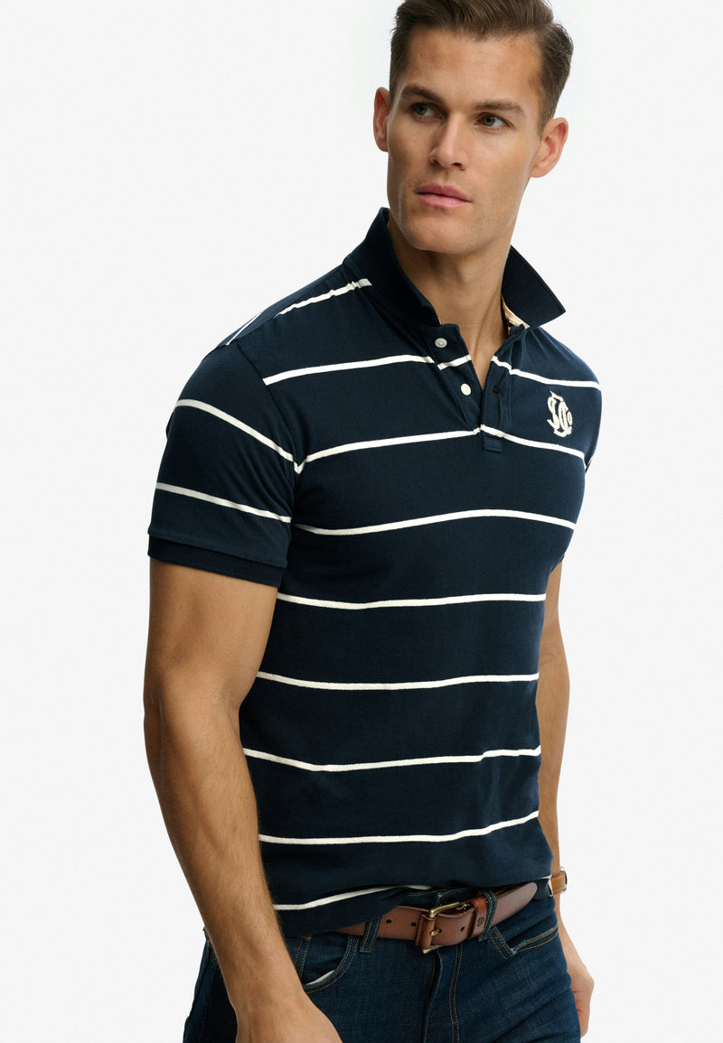 Superdry Vintage Stripe Jersey Polo