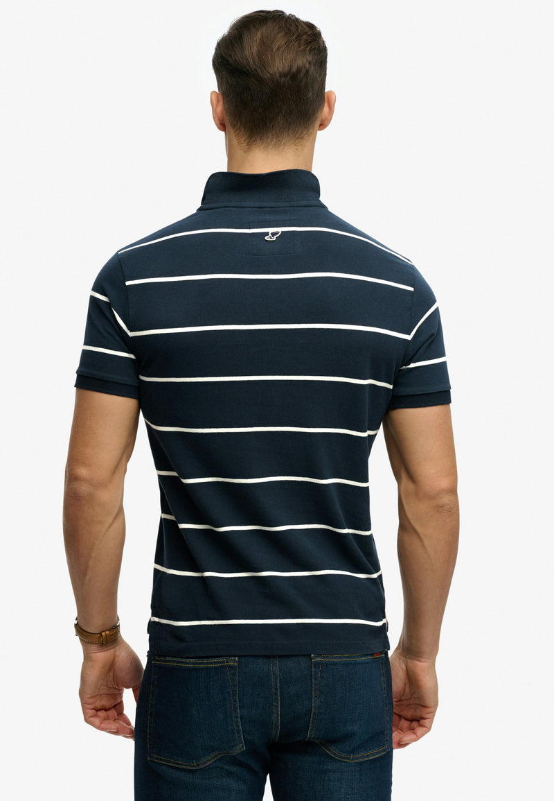 Superdry Vintage Stripe Jersey Polo