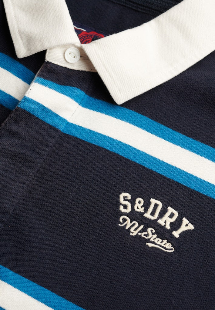 Superdry Vintage Athletic Stripe Rugby Top