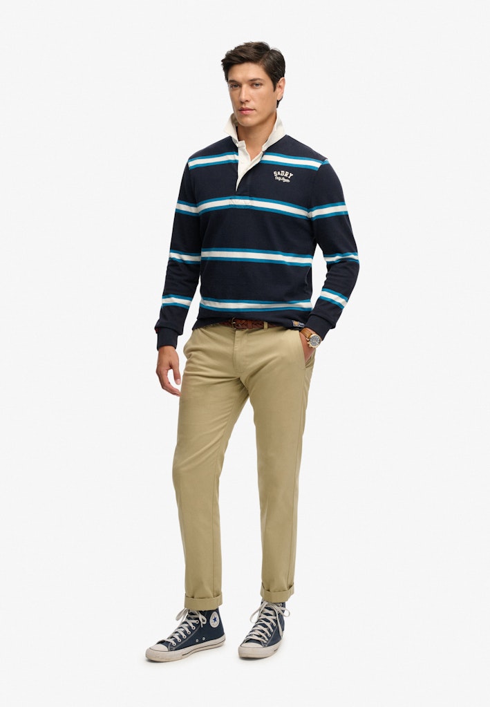 Superdry Vintage Athletic Stripe Rugby Top