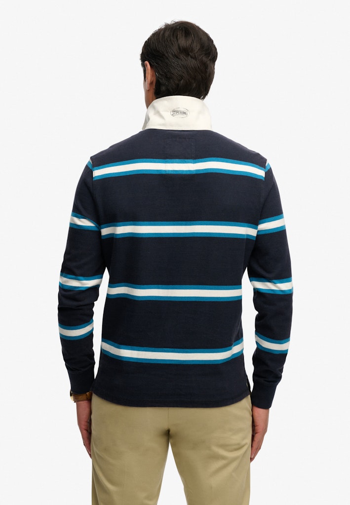 Superdry Vintage Athletic Stripe Rugby Top