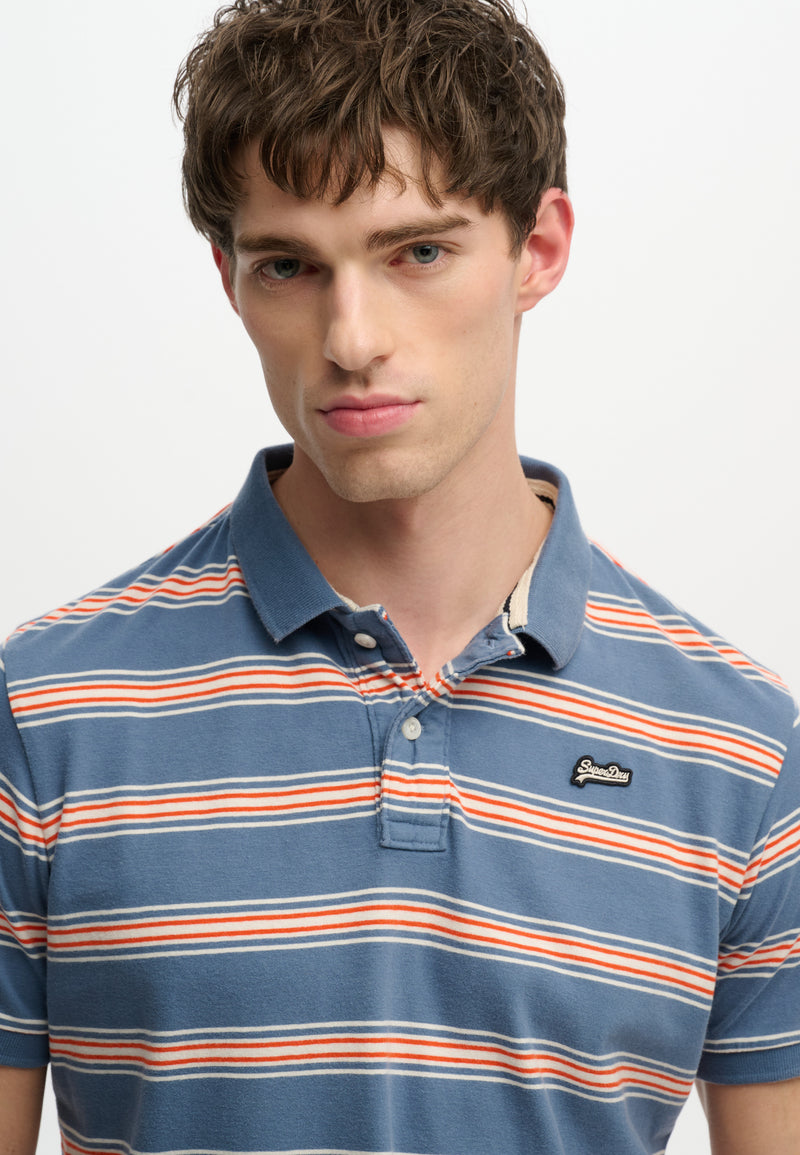 Superdry Vintage Stripe Jersey Polo
