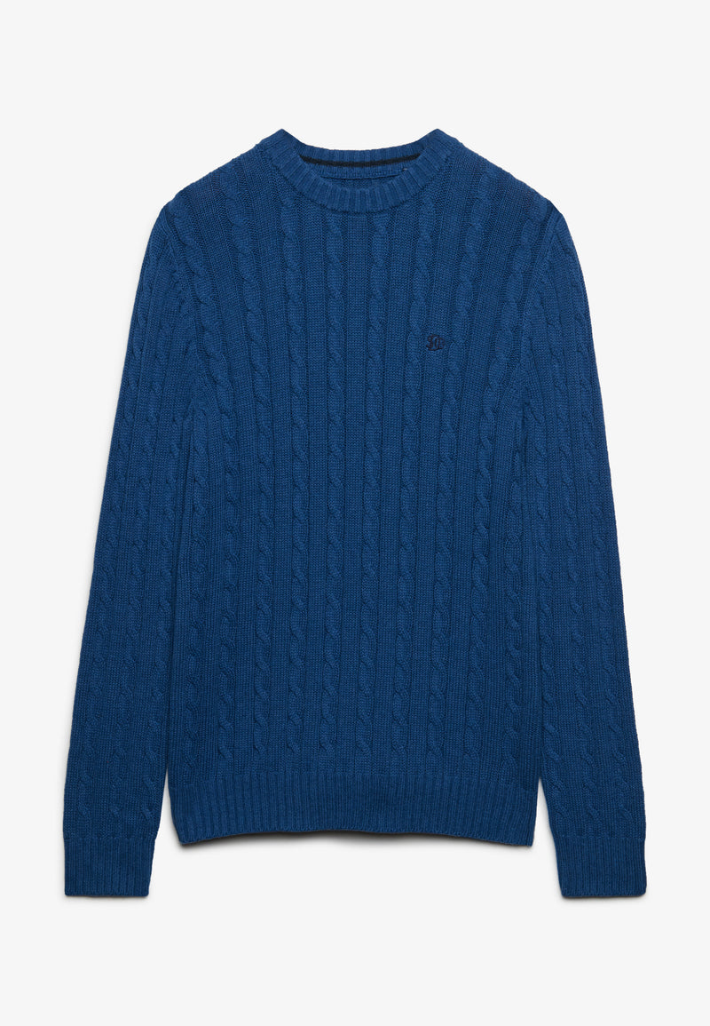 Superdry Cable Knit Crew