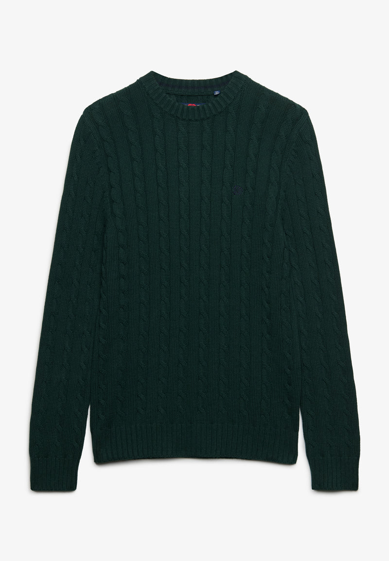 Superdry Cable Knit Crew