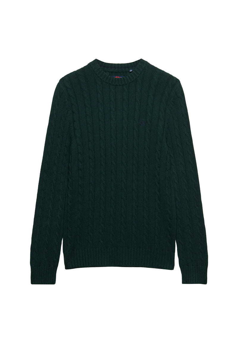 Superdry Cable Knit Crew