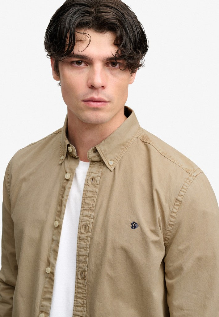 Superdry Garment Dyed LS Shirt