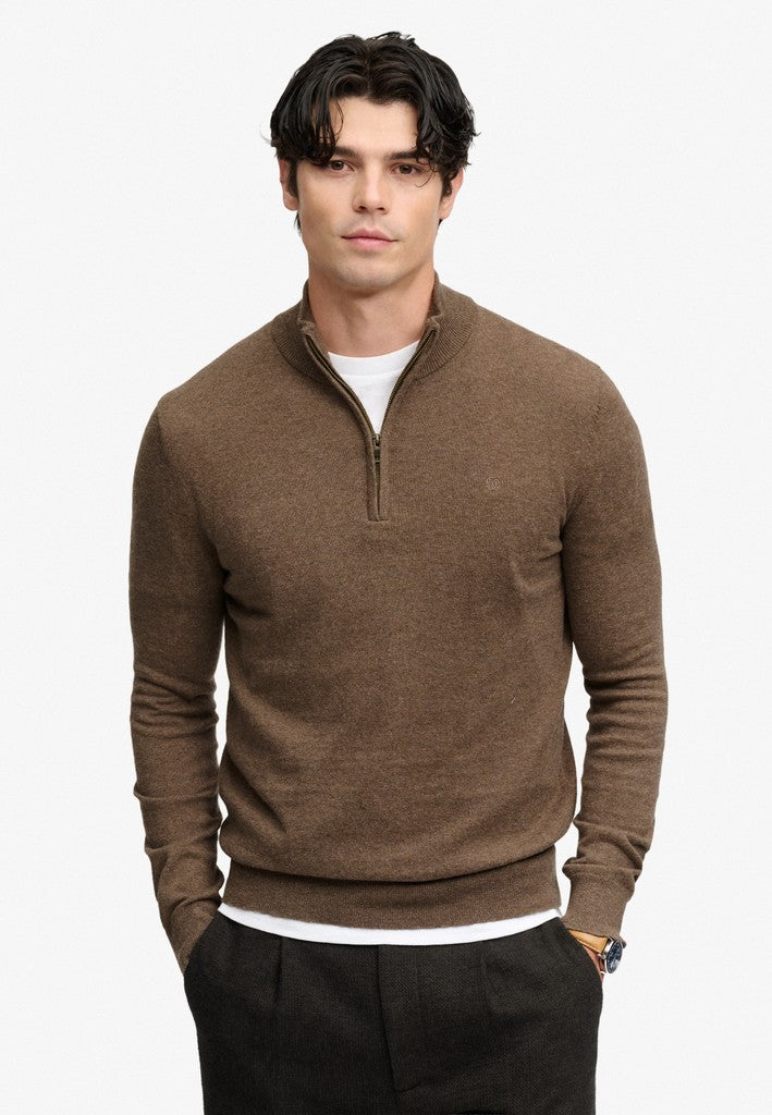 Superdry Wool Blend 1/4 Zip