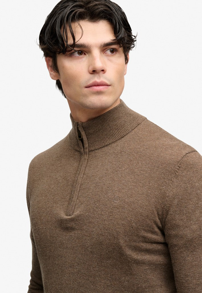 Superdry Wool Blend 1/4 Zip