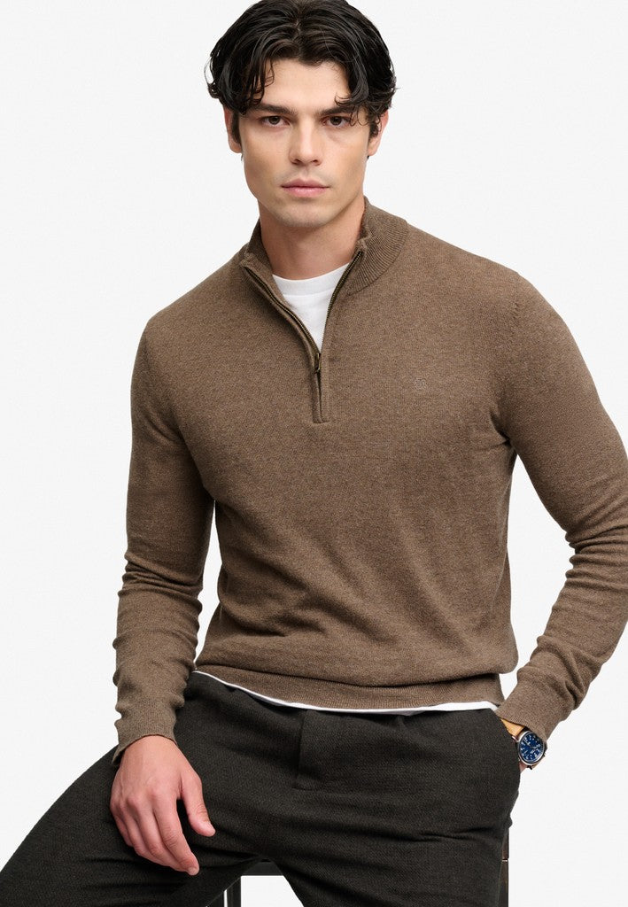 Superdry Wool Blend 1/4 Zip