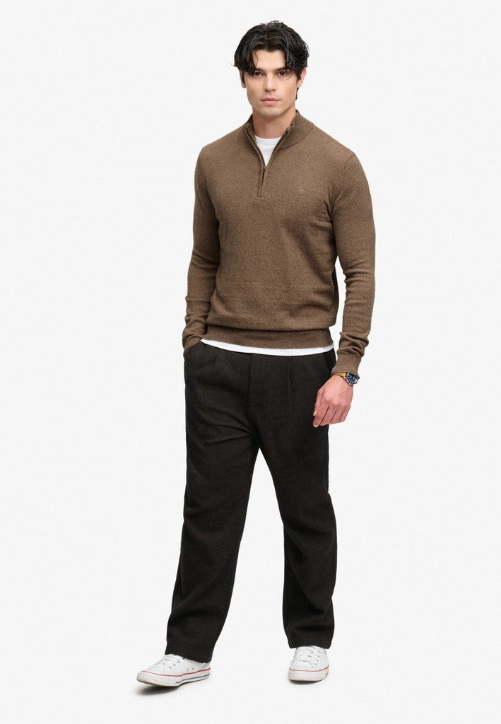 Superdry Wool Blend 1/4 Zip