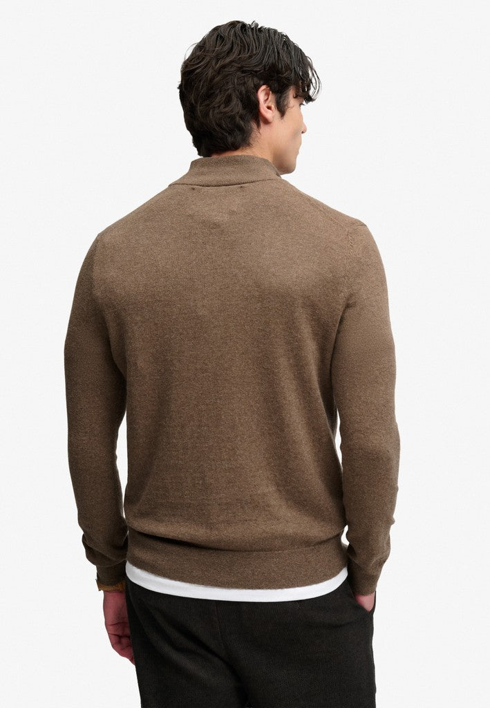Superdry Wool Blend 1/4 Zip