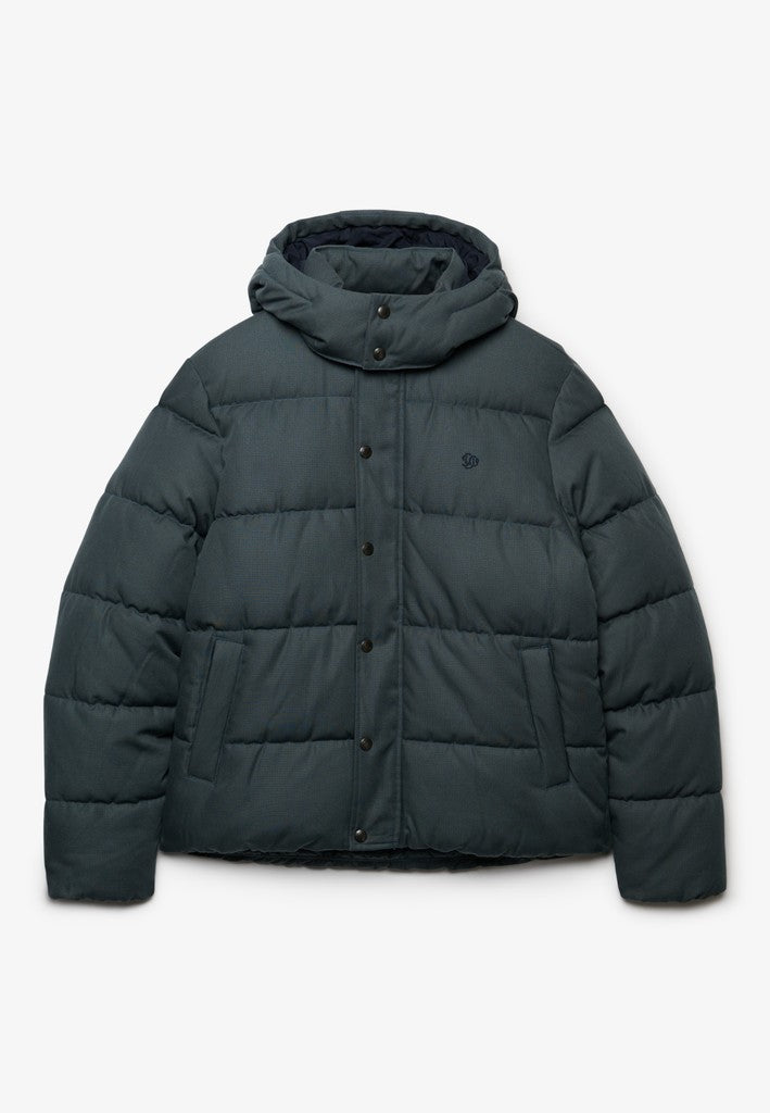 Superdry Premium Hood Check Puffer Jacket