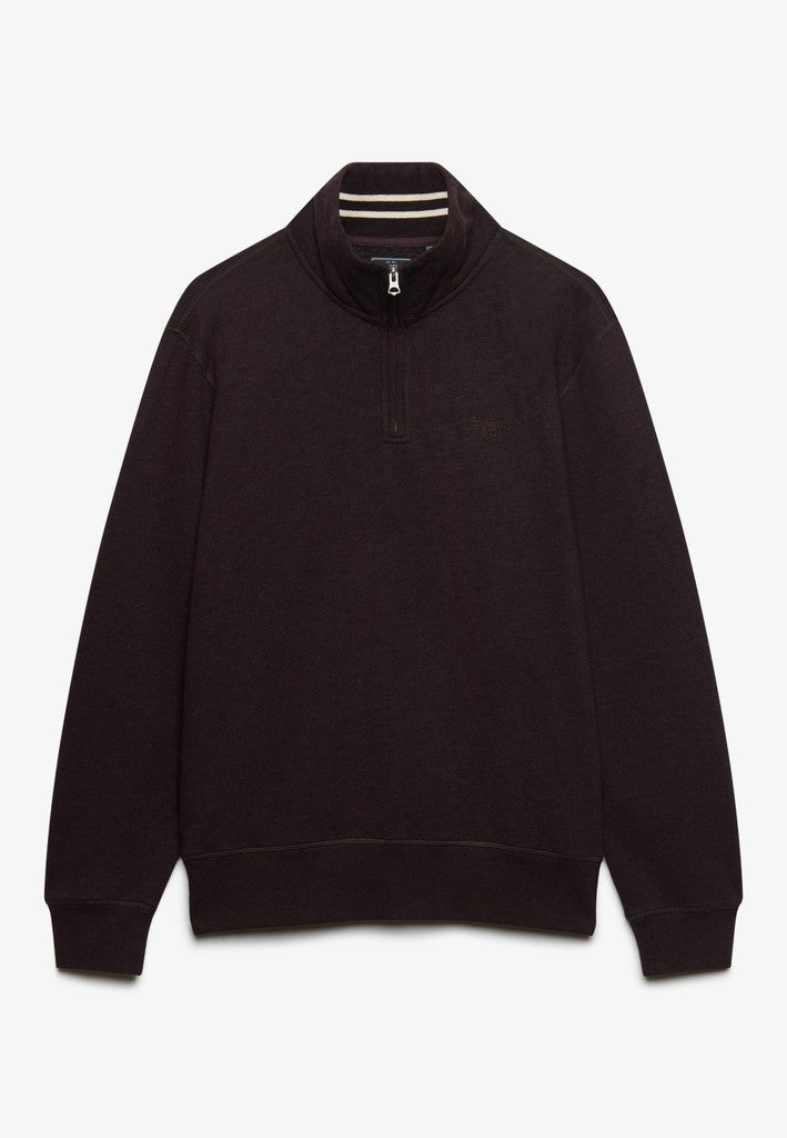 Superdry Serif Logo 1/4 Zip Sweat