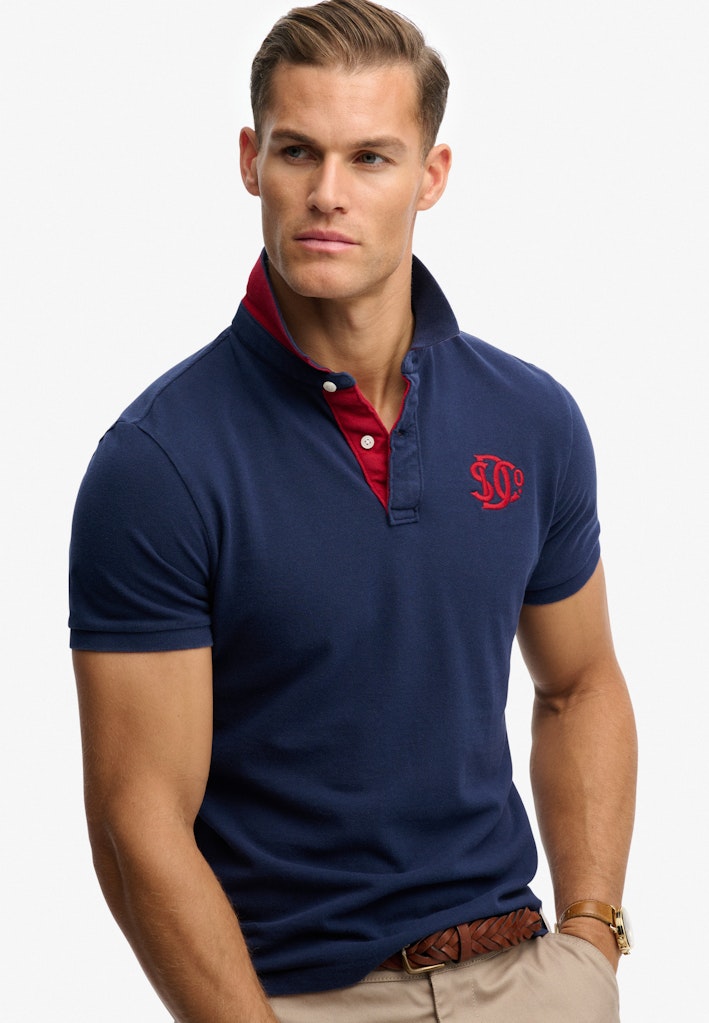 Superdry Pique Monogram Polo