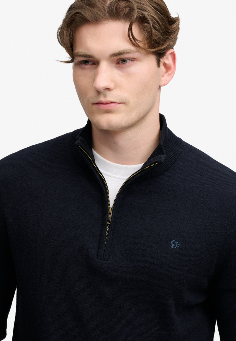 Superdry Wool Blend 1/4 Zip
