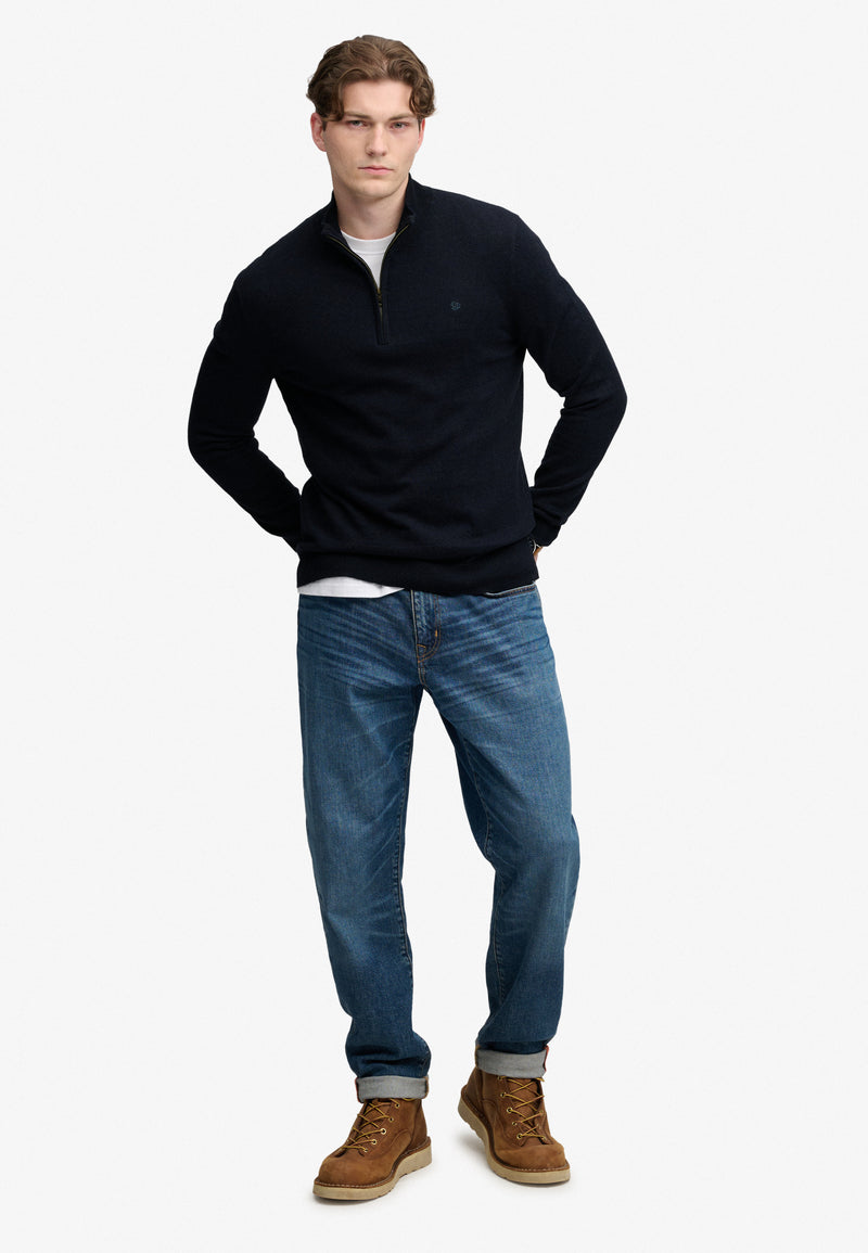 Superdry Wool Blend 1/4 Zip