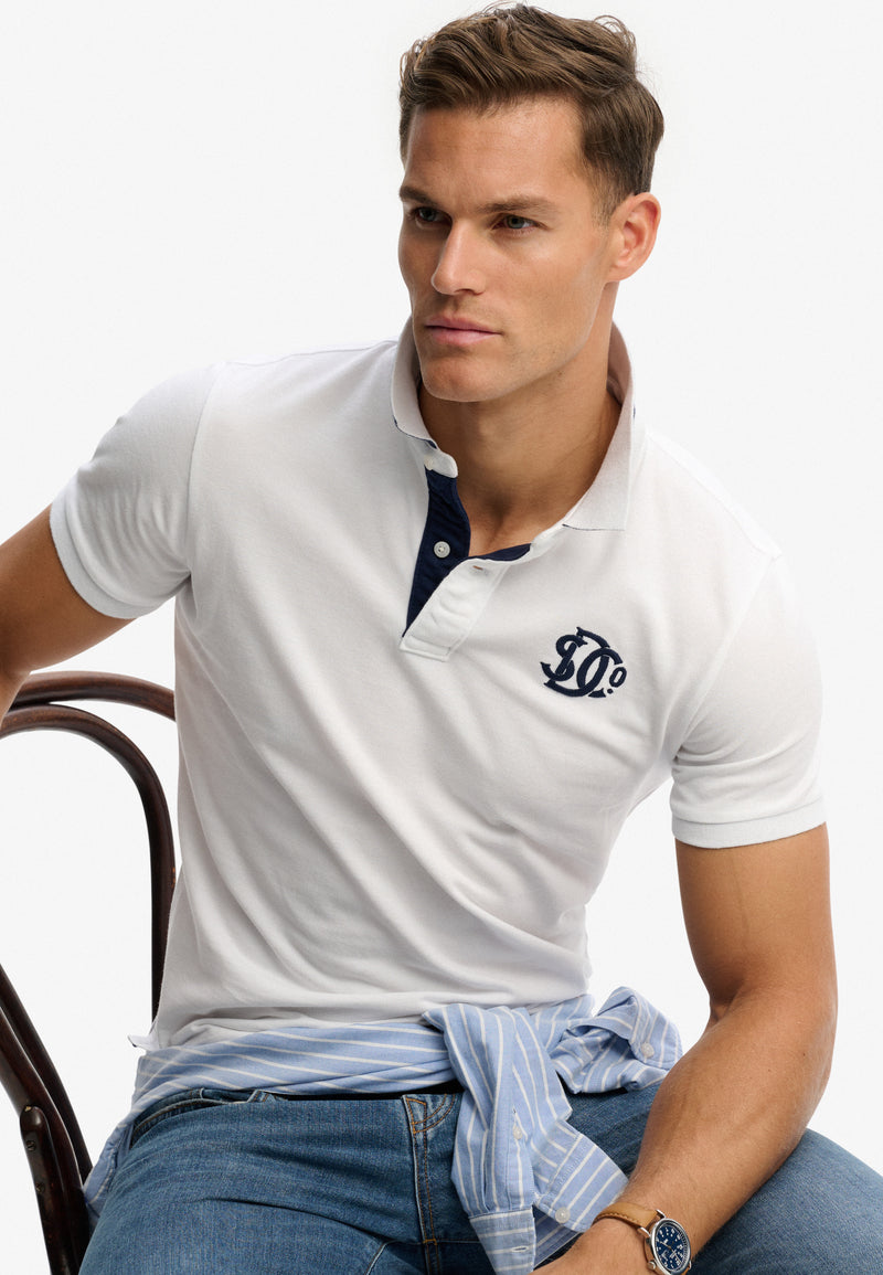 Superdry Pique Monogram Polo