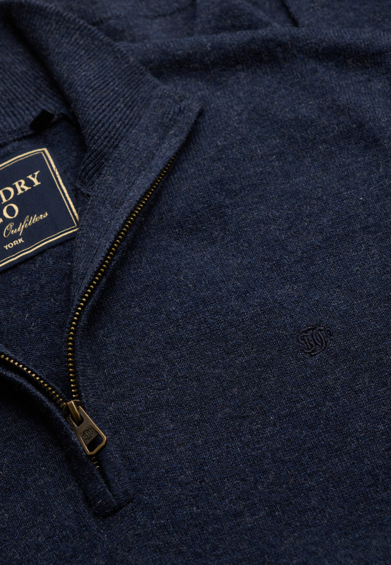 Superdry Wool Blend 1/4 Zip
