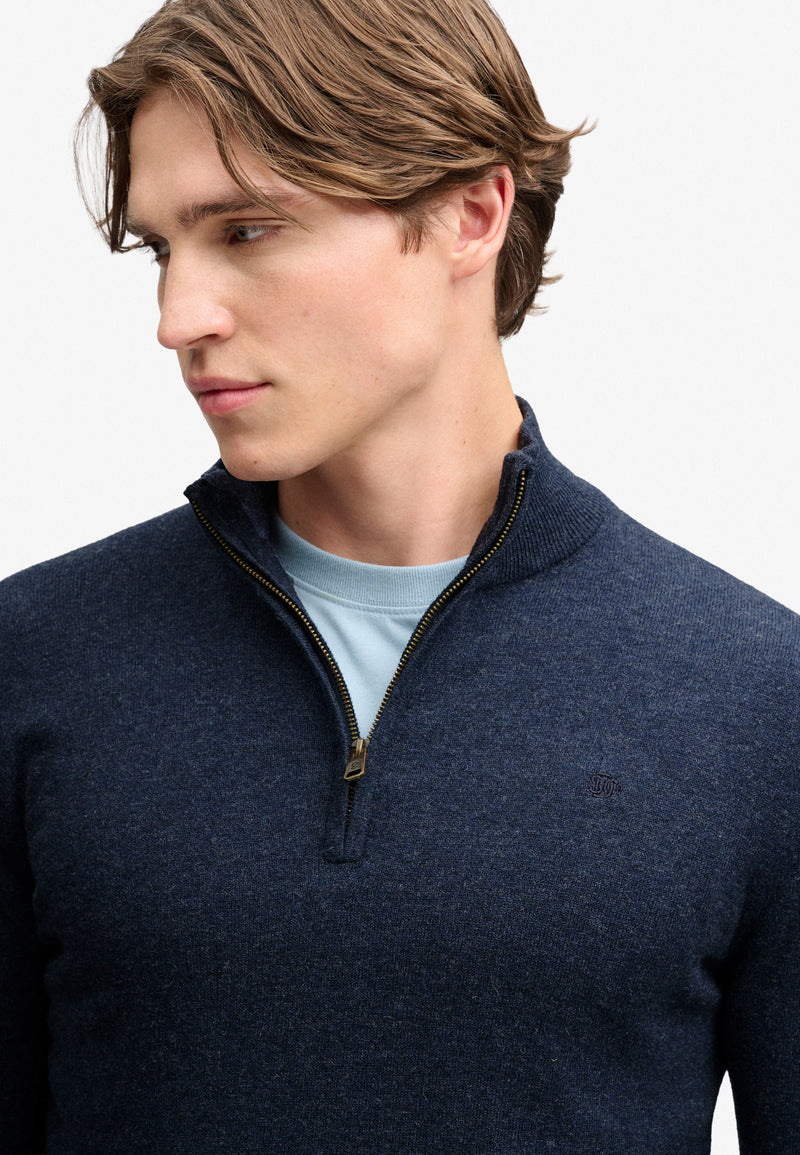 Superdry Wool Blend 1/4 Zip