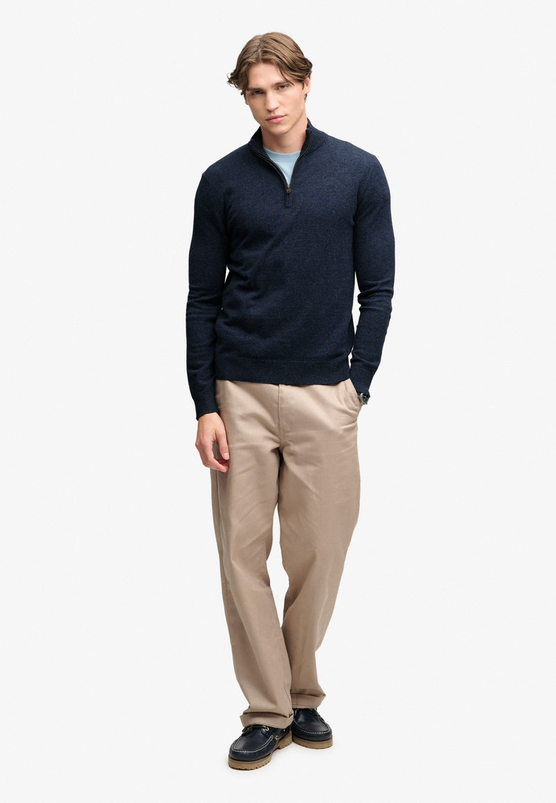 Superdry Wool Blend 1/4 Zip