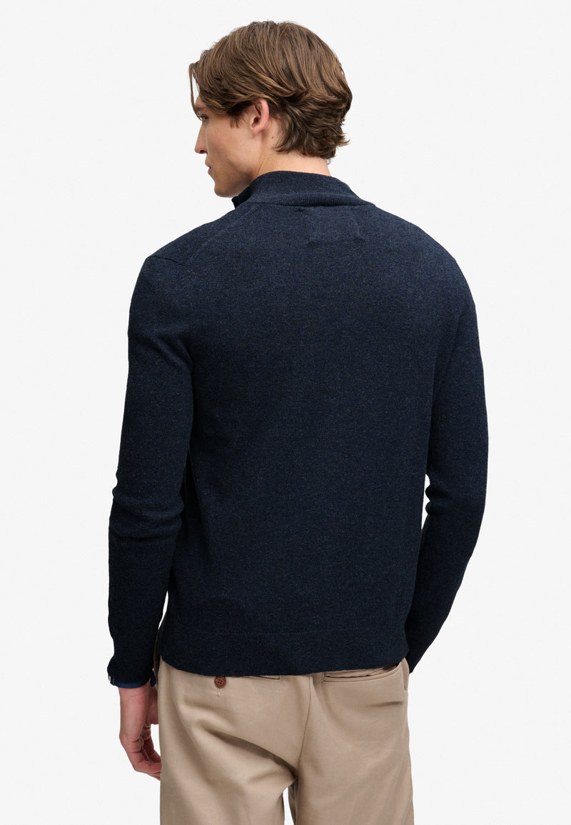 Superdry Wool Blend 1/4 Zip