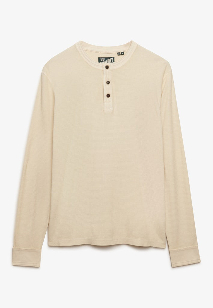 Superdry Textured Grandad Top
