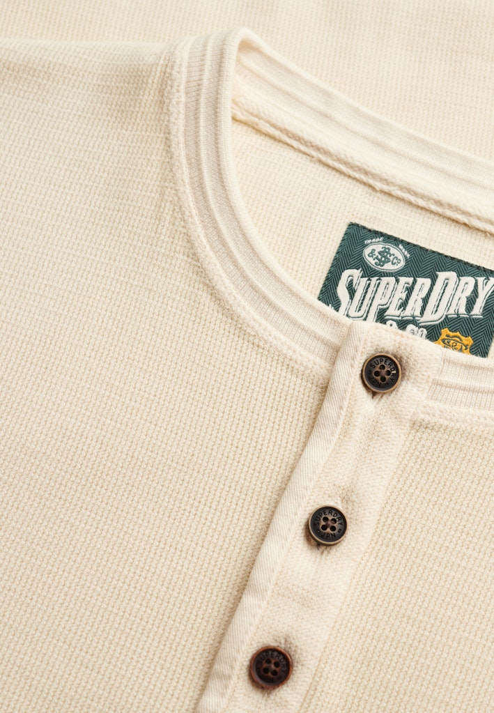 Superdry Textured Grandad Top
