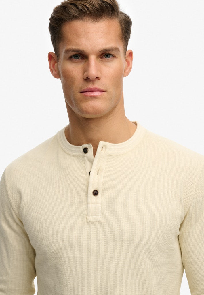 Superdry Textured Grandad Top