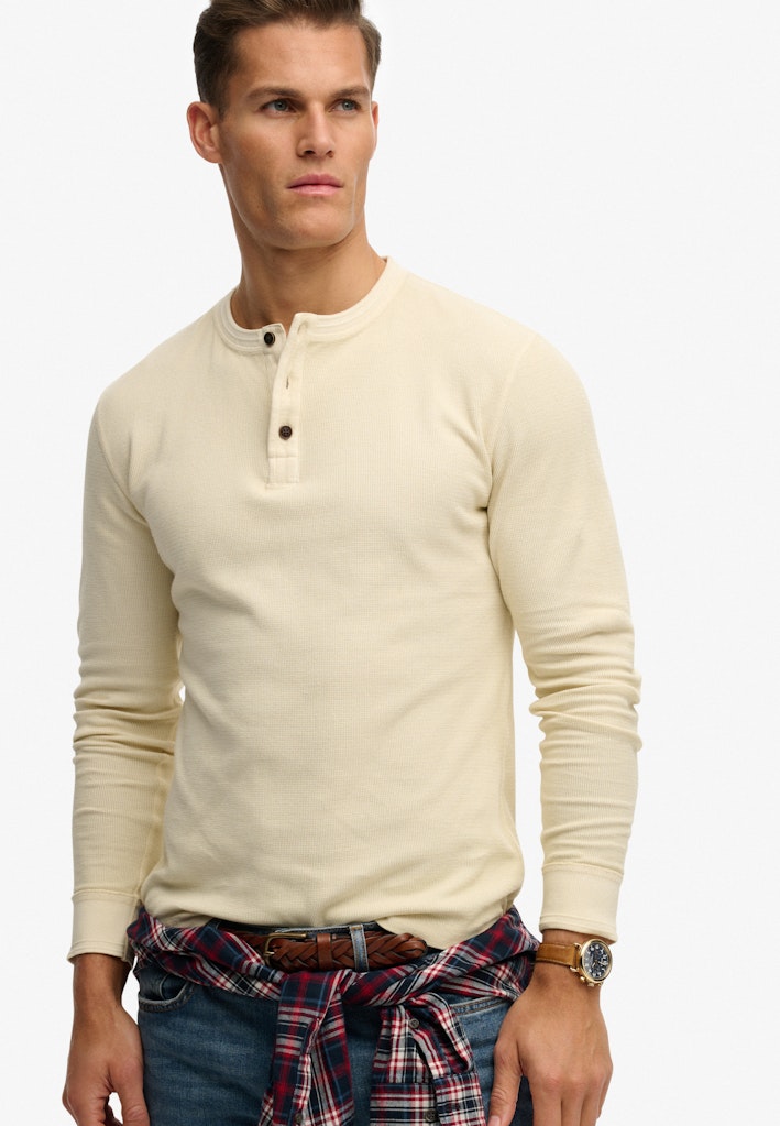 Superdry Textured Grandad Top