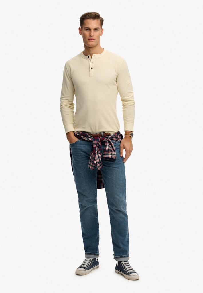 Superdry Textured Grandad Top
