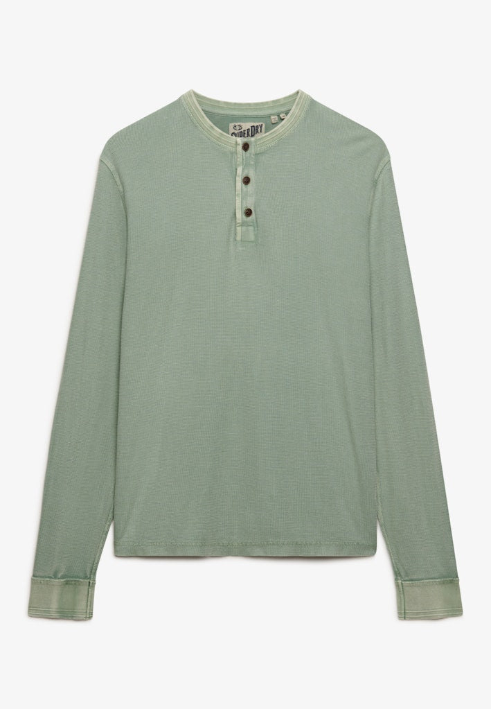 Superdry Textured Grandad L/S Top