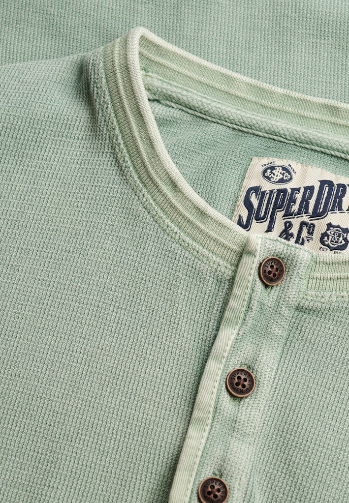 Superdry Textured Grandad L/S Top