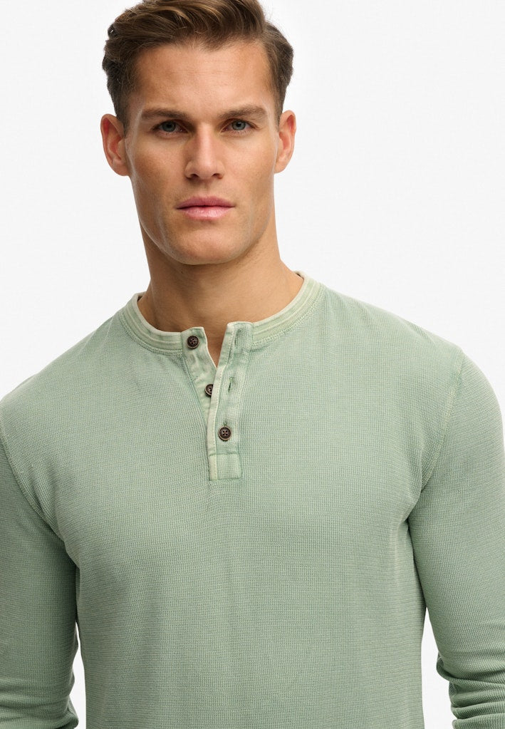 Superdry Textured Grandad L/S Top